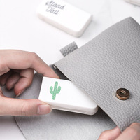 Pill Box Mini Pill Case 3 siatki tabletka pigułka organizator Case dozownik podróżny uchwyt na Tablet pojemnik medycyna lek schowek 5